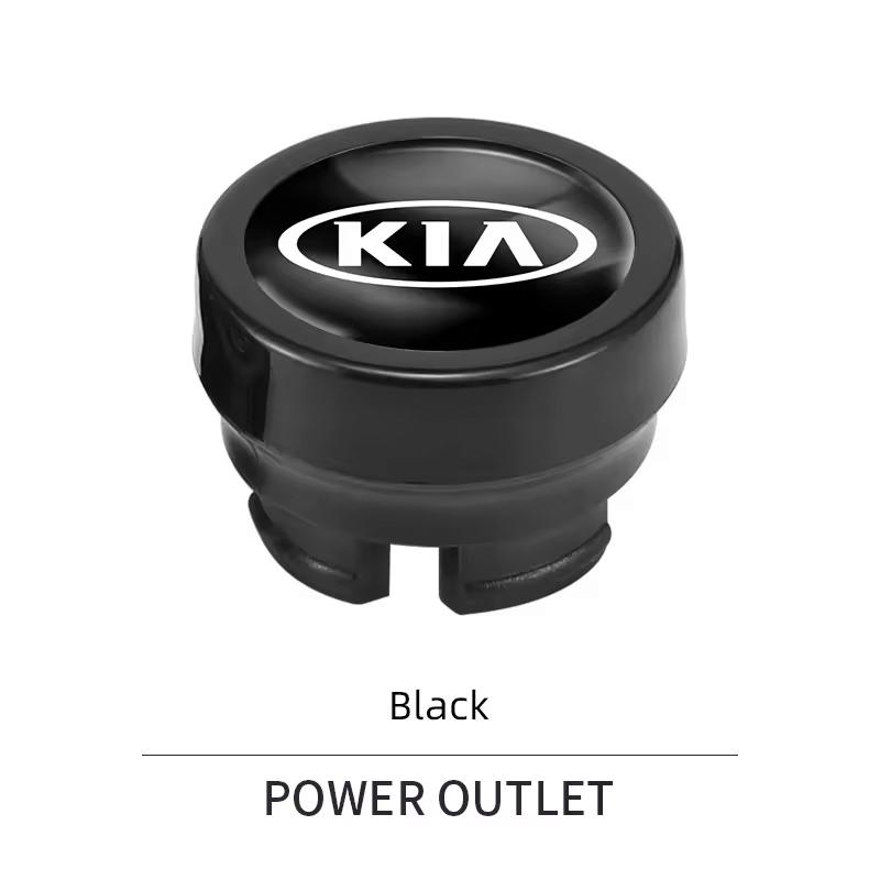 YQOF3 Car Cigarette Lighter Plug Dust Cover Button Socket Protective Case For Kia Morning Picanto Rio Stonic Sportage Ceed Optima Fort