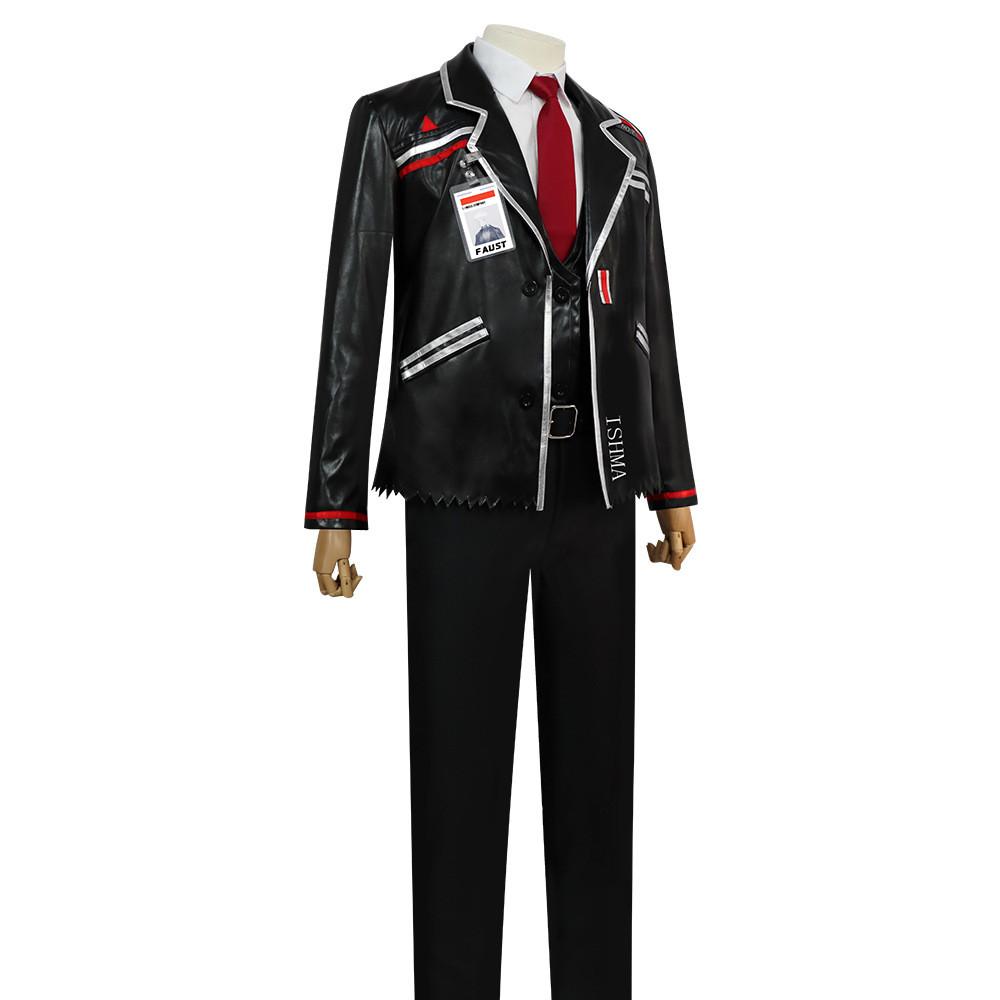 Disfraz de Cosplay de Ishmael de Limbus Company con Chaqueta, Pantalones y Corbata para Fans de Anime