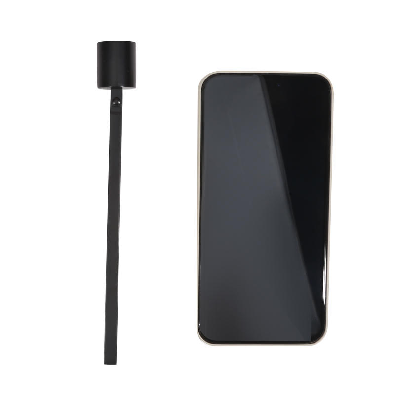 Candle Flame Snuffer Stainless Steel with Long Handle Candle Extinguisher Durable Bell Shape Cover Anti-Slip Candle Stopper Wick Snuffer for Safety