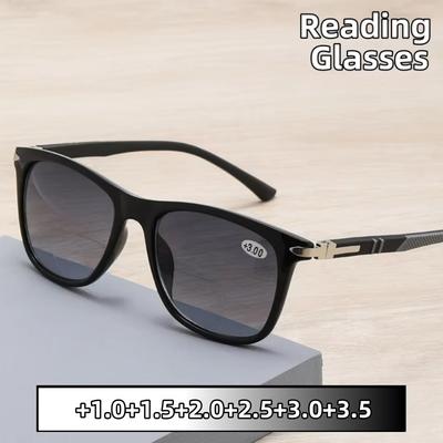 New Sunglasses Reading Glasses Full Frame Anti Radiation for Men Women Classic Square Myopia Spectacles Eyewear