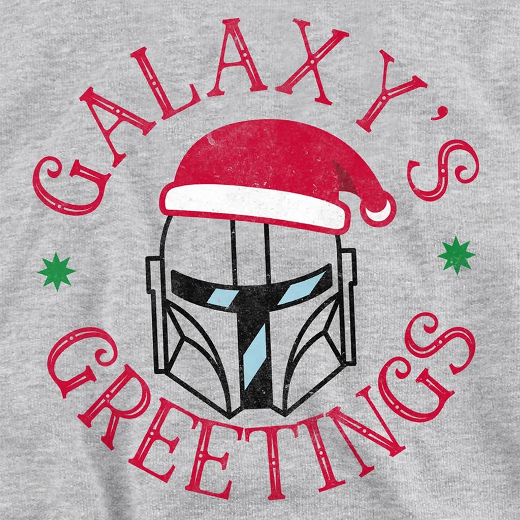 Star Wars The Mandalorian Childrens/Kids Heather Christmas Hoodie