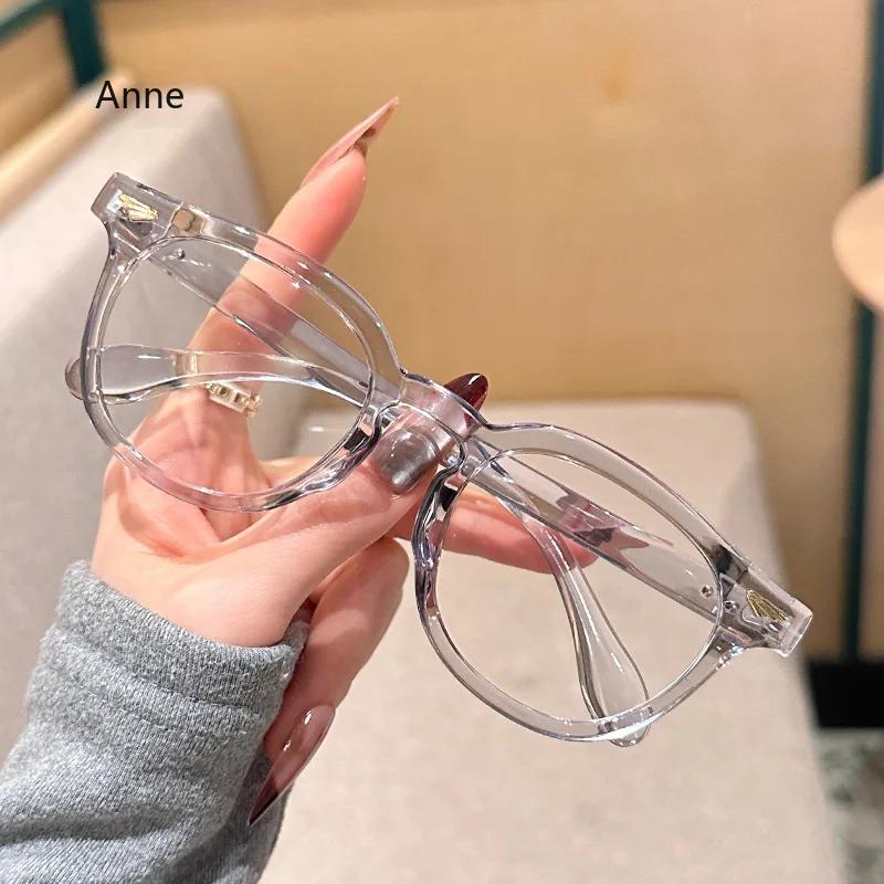 Vintage Acetate Round Optical Glasses Frames Men Women Fashion Anti Blue Computer Eyeglasses Blue Light Glasses Gafas