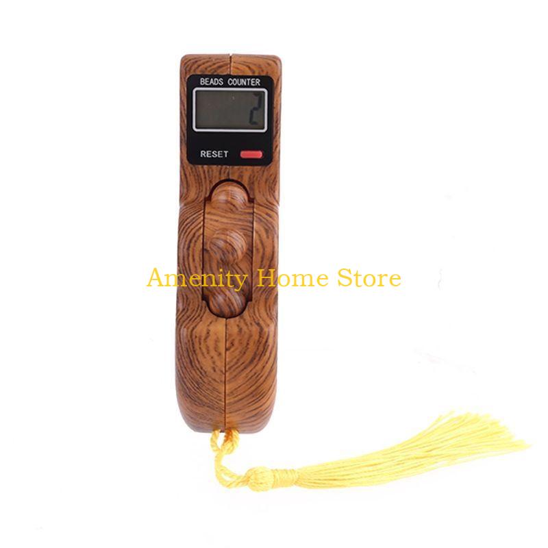 F26C Digital Tasbih Finger Counter Muslim Islamic Rotating Digital Tasbeeh Prayer Beads Tally Counter Gift for Friends