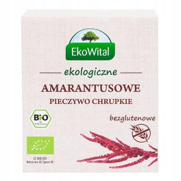 Crispbread with Amaranth, GLUTEN-FREE, ORGANIC, 100 G, Ekowital, 100 G