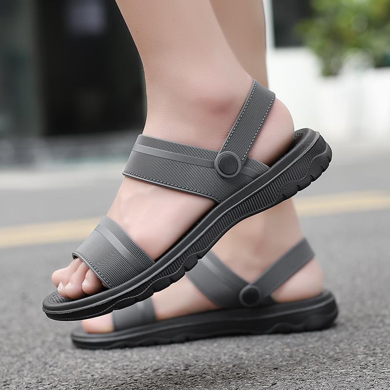 Fashion Summer 2025 New Thi Bot Sandals Men's Beach Oes Anti-Slip Outdoor Driving Dual-Purpose Slip-On Casual Footwear