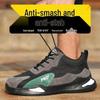 Lao Guanjia Men's Black Steel Toe Safety Shoes 248