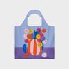 Market Bag Flowers and cat purple / Agathe Singer