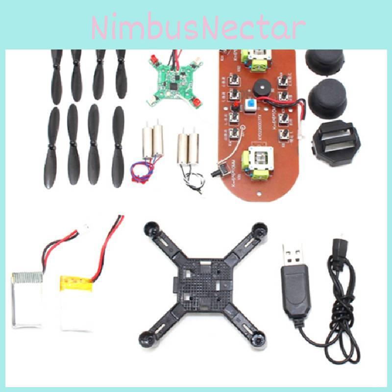 Mini sestava dronu s kovovými díly pro studentskou leteckou třídu a hobby použití