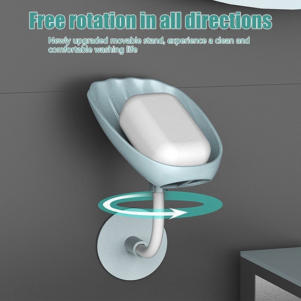 Ohýbatelná krabice na mýdlo Nástěnný zásobník na mýdlo Odkapávací držák na mýdlo Záchodový zásobník na prádlo