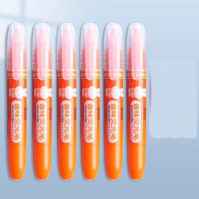 M&G High Capacity Highlighter, Slant Tip Highlighter Marker with Scent for Students and Offices