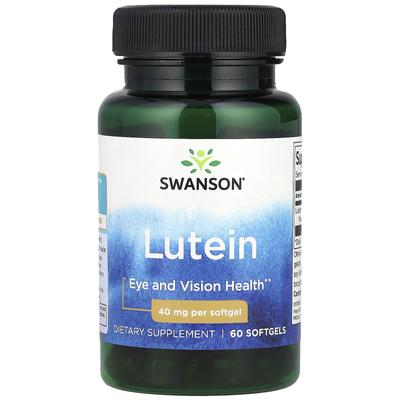 Lutein, 40 Mg, 60 Softgels