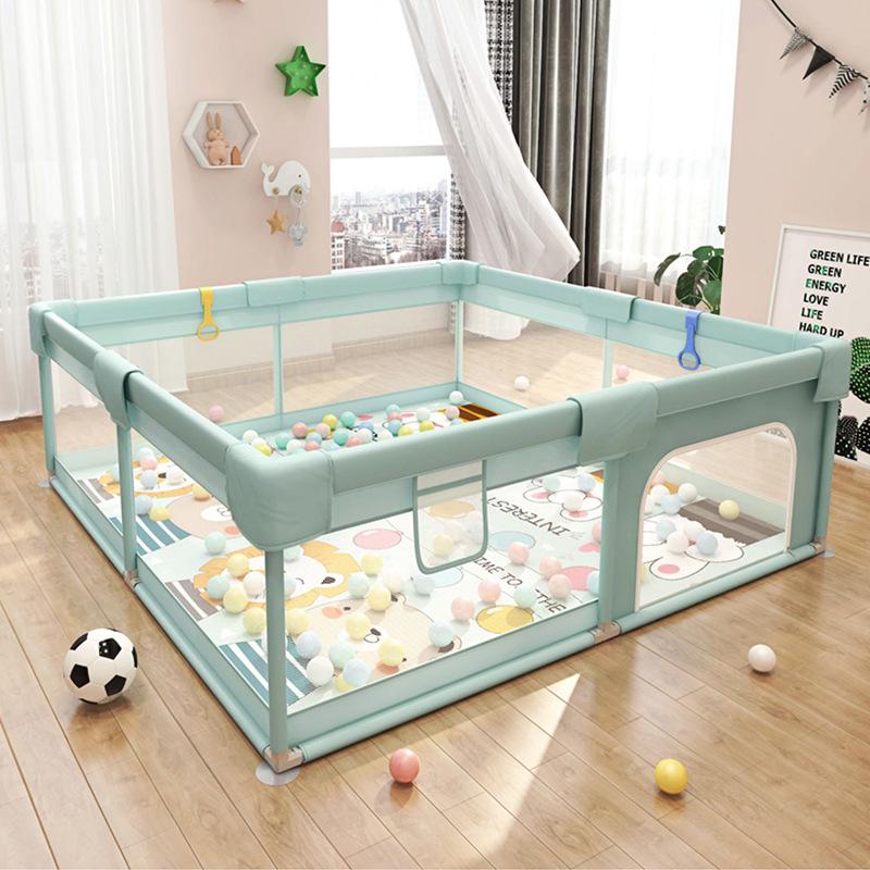 Baby Indoor Playpen & Crawling Mat Guardrail