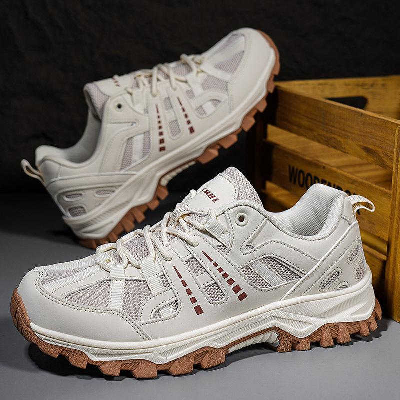 Men Sports Sneakers New XIANGGUAN Outdoor Hiking Shoes Anti Slip Sport Waterproof Trekking Size Suitable for Sports Activities and Daily Wear