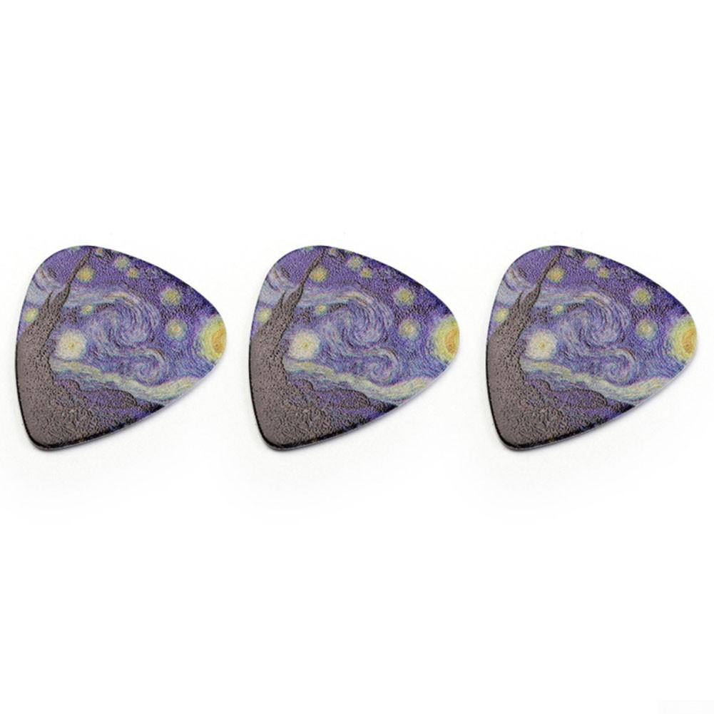 Smooth Guitar Picks Ukulee 0.46/0.71/0.96mm For Acoustic Blue