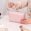 Portable Waterproof Makeup Bag - Large Capacity, Candy Colors, Travel Dumpling Design