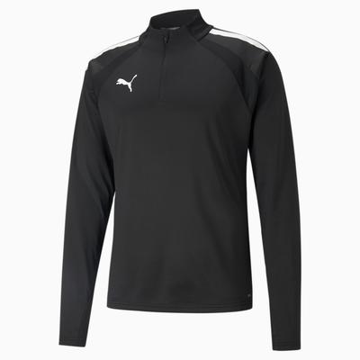 Puma TEAMLIGA 1/4 ZIP Men's Sweatshirt Black 65723603 R S