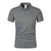 European Men's Summer Mesh Breathable Short Sleeve Polo Shirt - Slim Fit Casual T-Shirt