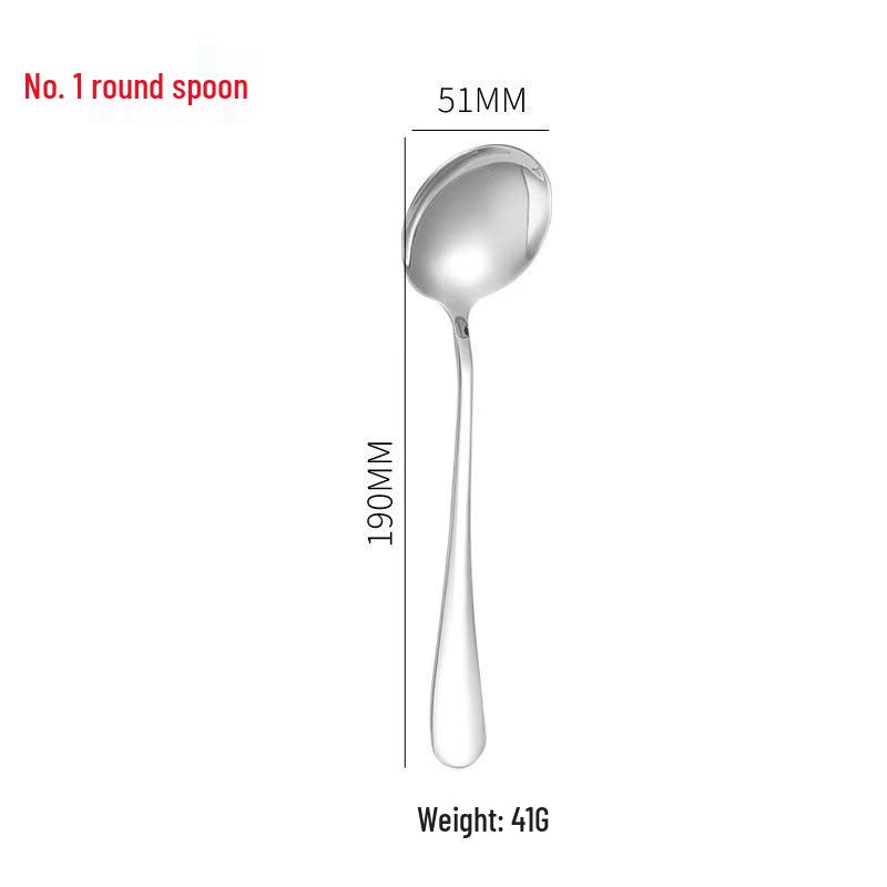 1010 Series 410 Stainless Steel Western Tableware Set – Serving Spoon & Cake Set for Restaurants & Hotels