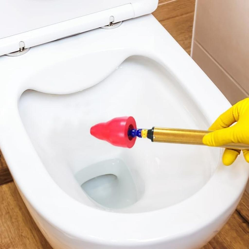 Toilet Plunger,Pressure Toilet Unblock One Shot,Toilet Plunger Drain Clog Remover,Air Plunger for Toilet Bathroom Floor Drain Sink Kitchen Unclogger
