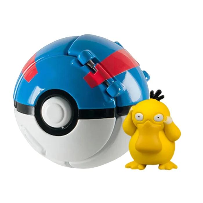 Pokemon Elfball Figur Pikachu Glurak Turtok Mewtu Pocket Monster Variante Pokeball Verformbare Spielzeuge Actionmodell Geschenk