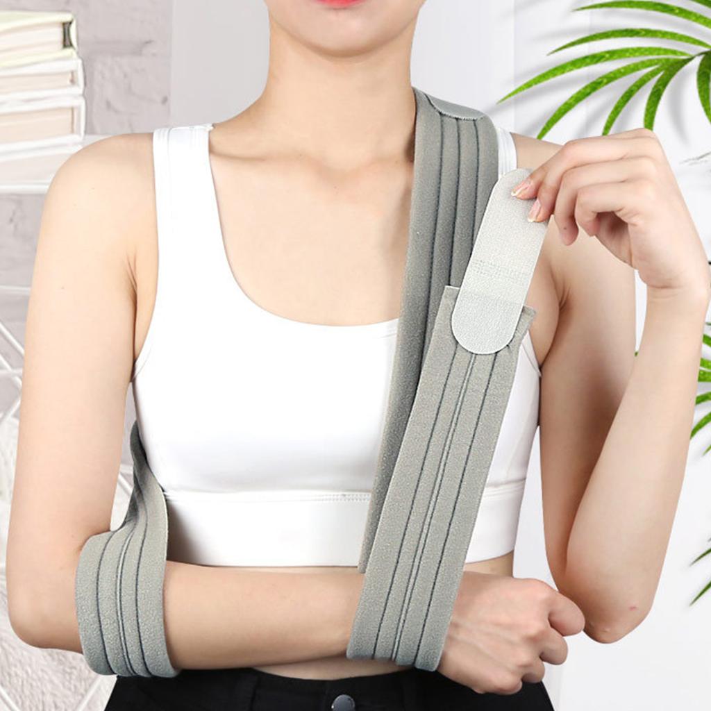 Adjustable Shoulder Arm Sling Post Surgeries Support with Breathable Fabric Rotator Cuff Tear Sling Perfect for Arm Use