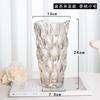 Large Size Luxury Crystal Glass Vase Creative Flower Arrangement European Sle Home Living Room Decoration Bottle