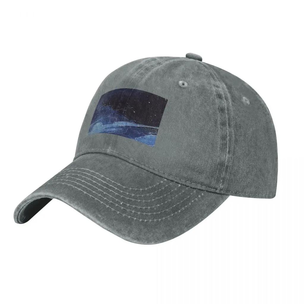 Cloudy Alaskan Night Sky Baseball Cap Ball Cap hiking hat Anime Hat Hat Luxury Brand Baseball For Unisex Womens