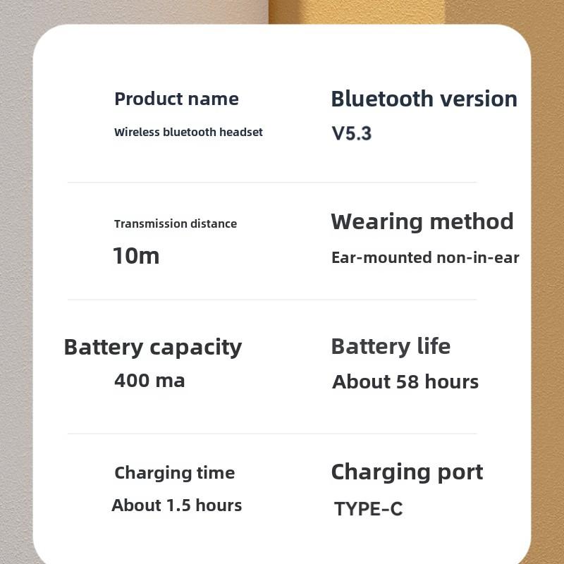The New Wireless Bluetooth Headset Is A Running Noise-cancelling Headset Without Bone Conduction