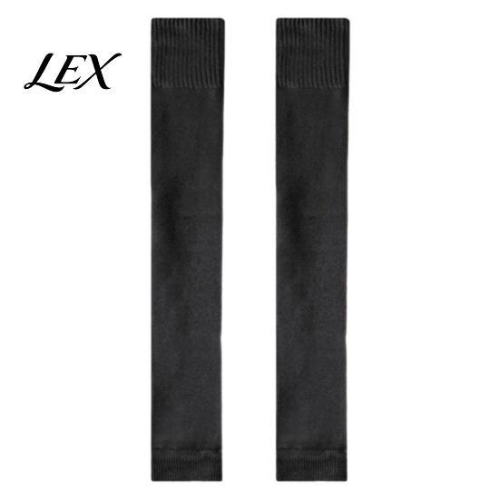 Warmth Locking Legging Socks Thickened Over-the-knee Leg Warmers for Women, Soft Thermal Sleeves, Elastic Micro Pressure Boot Cuffs Anti-slip