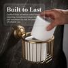 Copper Paper Towel Rack Brass Toilet Paper Holder Paper Holder Basket  Bathroom Organization