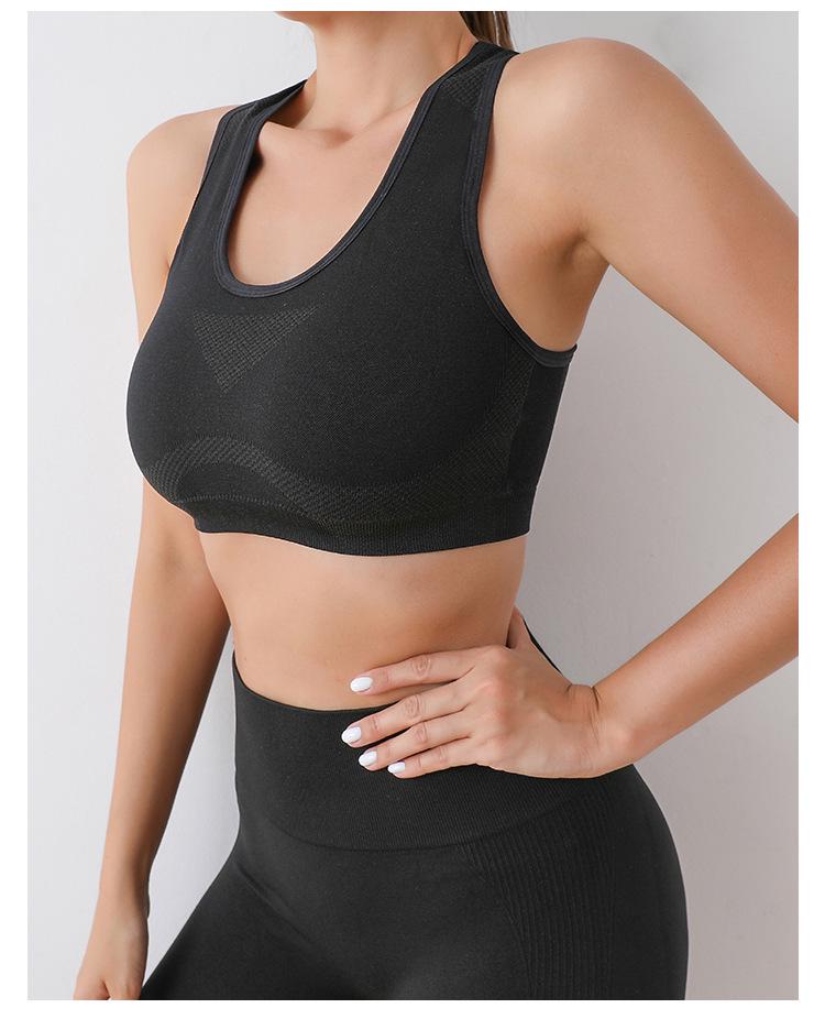 Naadloze Hoge Taille Yoga Set: Billenliften Sportbeha & Shorts