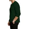 Men's Casual Solid-Color Oversized  Long-Sleeve Top