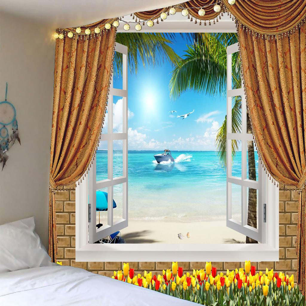 Tapestry Beautiful Pictures Art Mural Hanging Decoration Seascape