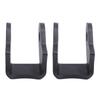 1 Pair Weld On Shock Bracket Steel Enhanced Performance Curved Car Axle Shock Mount for Off Road Trailer Sedan