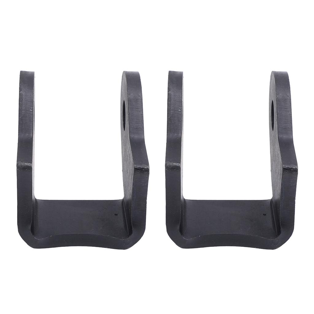 1 Pair Weld On Shock Bracket Steel Enhanced Performance Curved Car Axle Shock Mount for Off Road Trailer Sedan