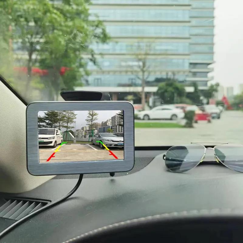 WIFI Wireless Rear View Backup Camera Solar Powered Energy Magnet Reverse Cam with AHD 5"  Monitor for Camper Truck Trailer