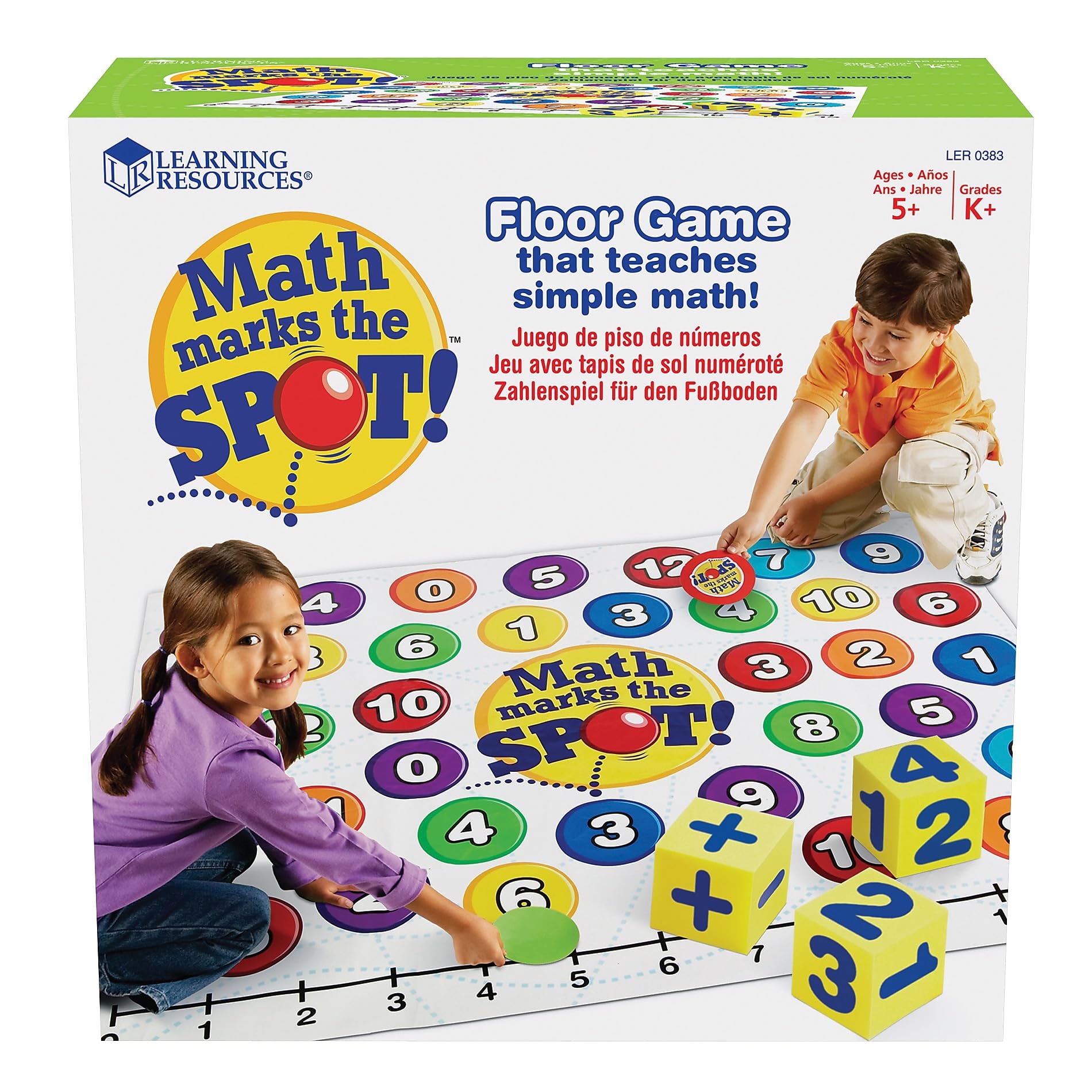 

Learning Resources Игра напольная Math Marks the Spot™ , LER 0383
