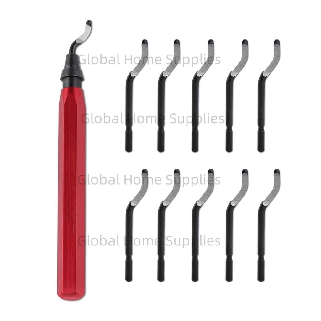 Deburring Tool RB1000 with 10Pcs BS1010 HSS Blades - Deburring Tool for Metal Aluminum Copper Plastic Pipe 3D Printing and Brass