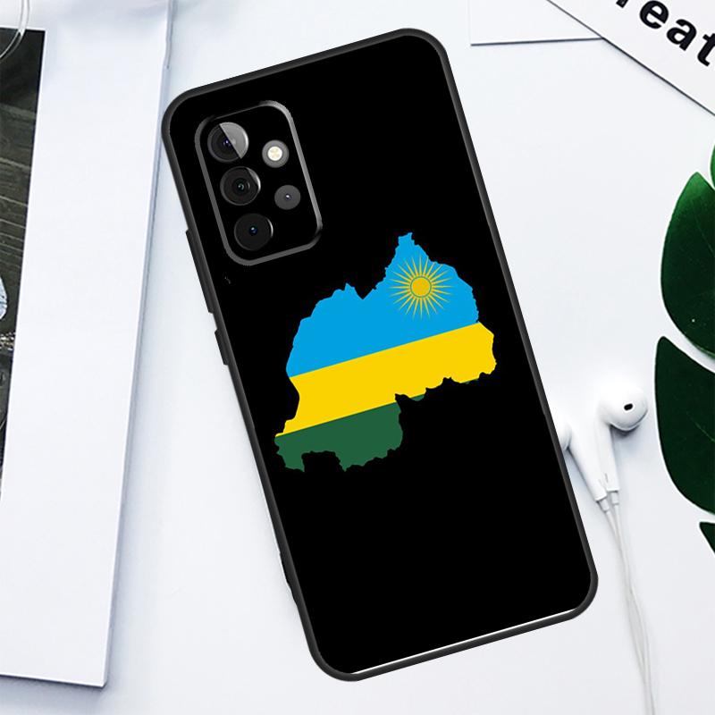 

Rwanda Flag For Samsung Galaxy A13 A53 A33 A54 A34 A14 A55 A35 A15 A05 A06 A16 A22 A32 A52 Phone Case Samsung A73 5G