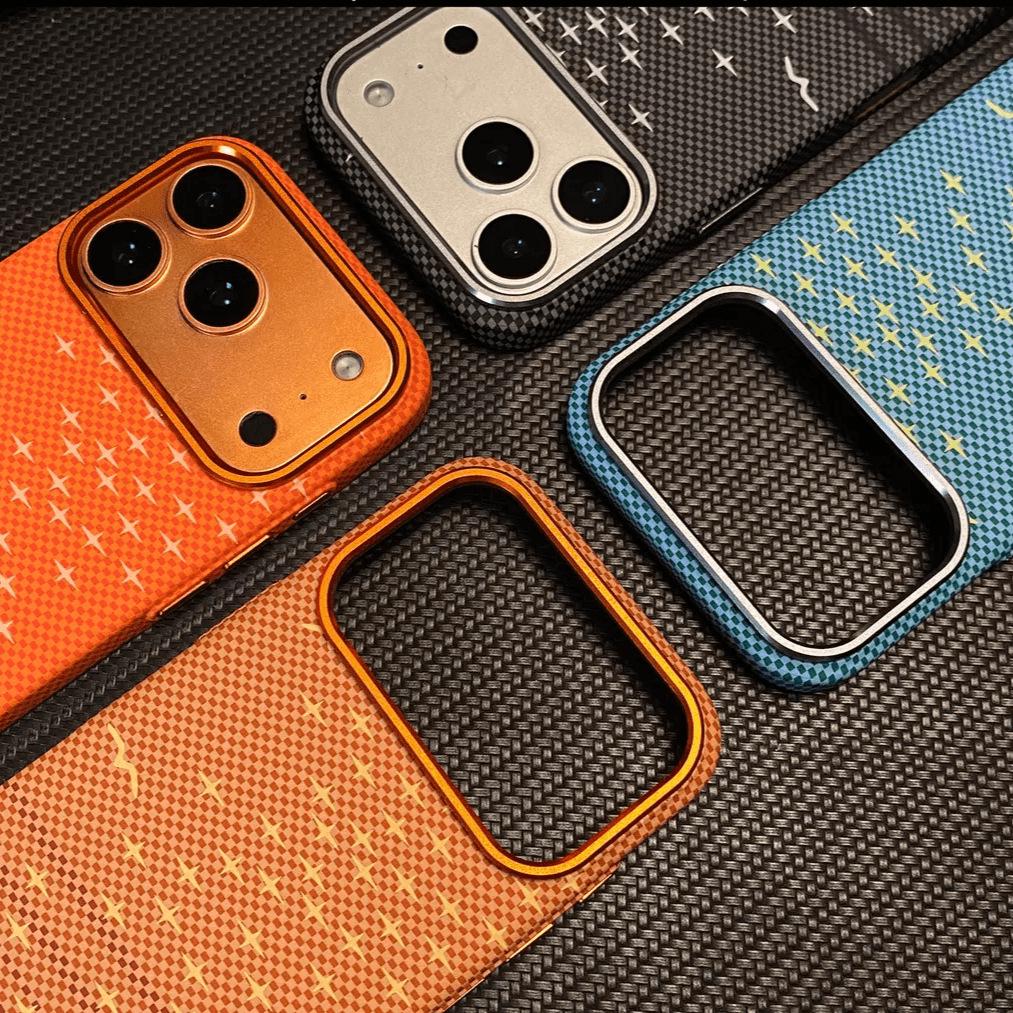 iPhone 17 Pro Max Kevlar Magnetic Case - Light & Shadow, Skin-Feel, Drop-Proof