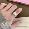925 Silber Unregelmäßiger Ring für Damen Geometrie Vielseitig Minimalismus Accessoires Schmuck Geschenk