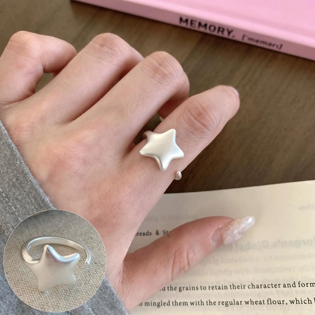 925 Silber Unregelmäßiger Ring für Damen Geometrie Vielseitig Minimalismus Accessoires Schmuck Geschenk