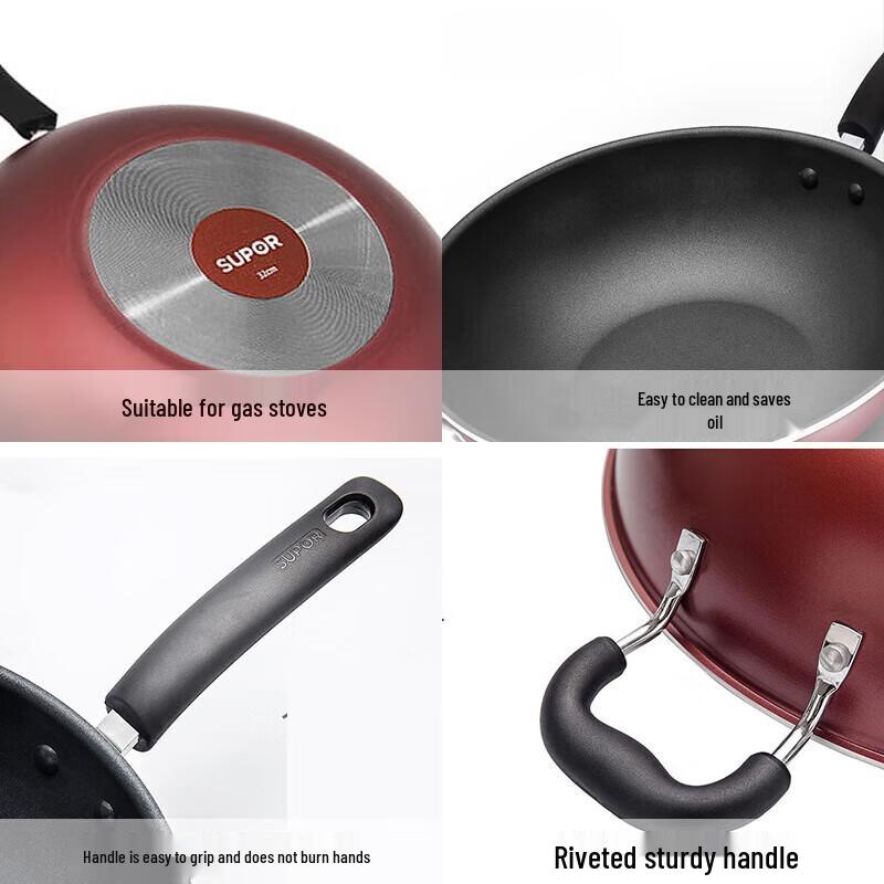 SUPOR 30cm Non-Stick Stir-Fry Pan