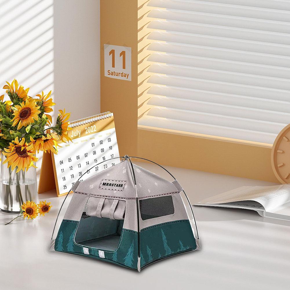 18.5cm Scale Camping Tent Model Decoration Simulated Outdoor Tent Ornament Miniature Scene Accessories Doll Small Tent Toy Gift