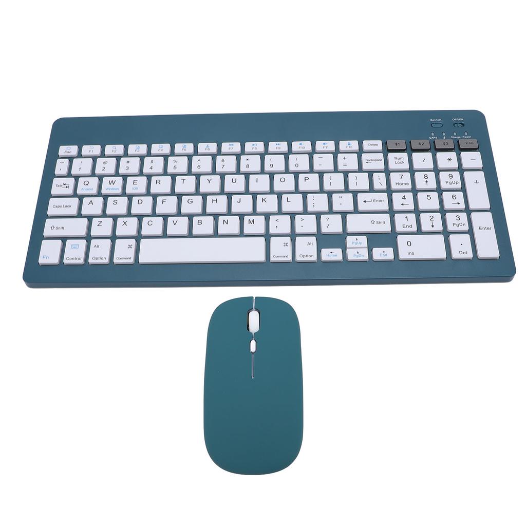 Wireless Keyboard and Mouse Set 4 Channels Double Modes Rechargeable Bluetooth Keyboard Mouse Set