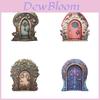 Garden Fairy Door Wooden Decor With Fairy Tale Design For Home And Living Room Decor
