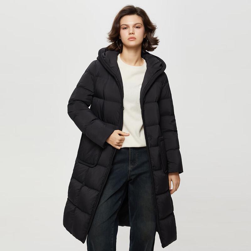 Women's Winter Loose Long Hooded Down Jacket