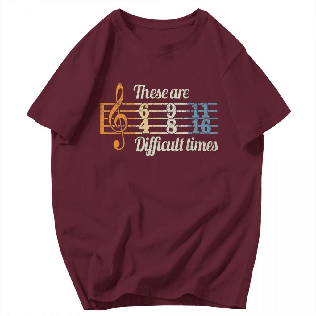 Men T Shirt These Are Difficult Times Christian Fans Gifts Idea Y2K Graphic Tees Unisex Clothes T Shirts