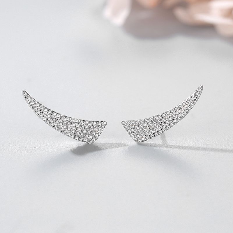 Tancise 925 Sterling Silver Zircon Earrings Drop Earrings For Women Wedding Party Gifts