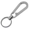 Lightweight Titanium Alloy Key Chain Waist Hanging Keyring Outdoor Climbing Key HolderGrey